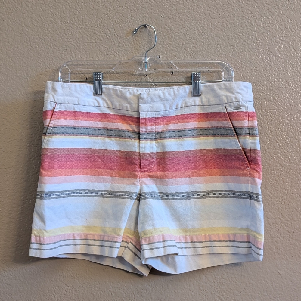 Tommy Hilfiger Multicolor Striped Women Cotton Shorts